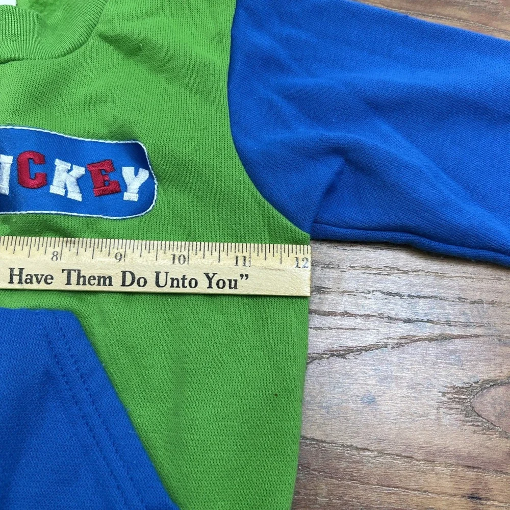 Disney Babies‎ 24 Months Front Pocket Baby Mickey Sweatshirt Vintage Rare Crew